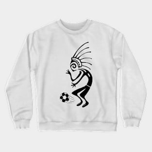 Kokopelli soccer black Crewneck Sweatshirt